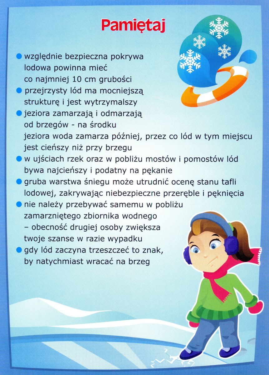 bezpieczeństwo na lodzie
