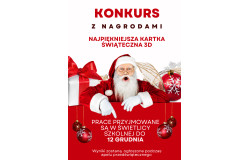 Konkurs na najpiękniejszą kartkę świąteczną 3D rozstrzygnięty!