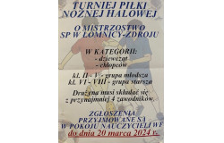 Turniej piłki nożnej halowej niebawem...