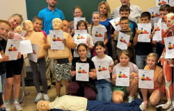 Warsztaty z pierwszej pomocy przedmedycznej dla uczniów klasy czwartej