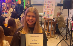 IZABELA SKOWRON NA GALI MAŁOPOLSKIEGO KONKURSU RECYTATORSKIEGO
